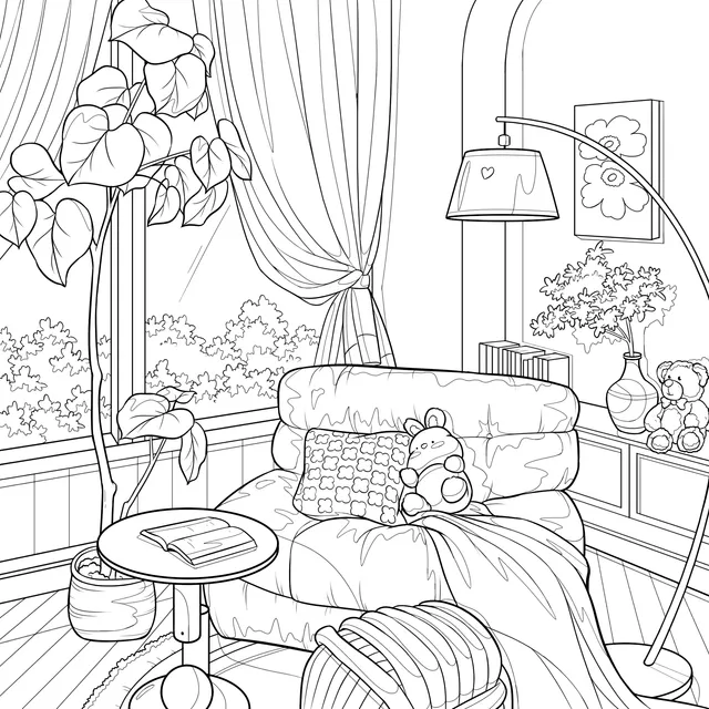 A Cozy Corner of the Living Room