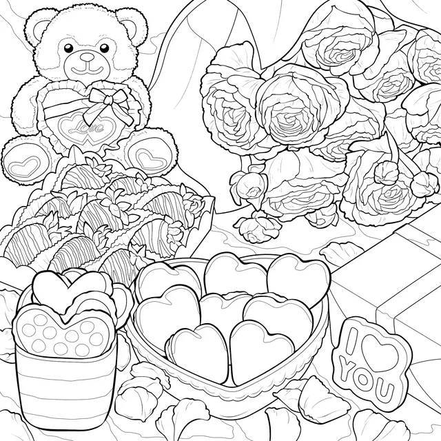 Romantic and Sweet Scene