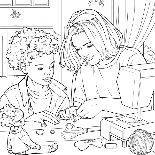 Mother - Daughter Crafting Time