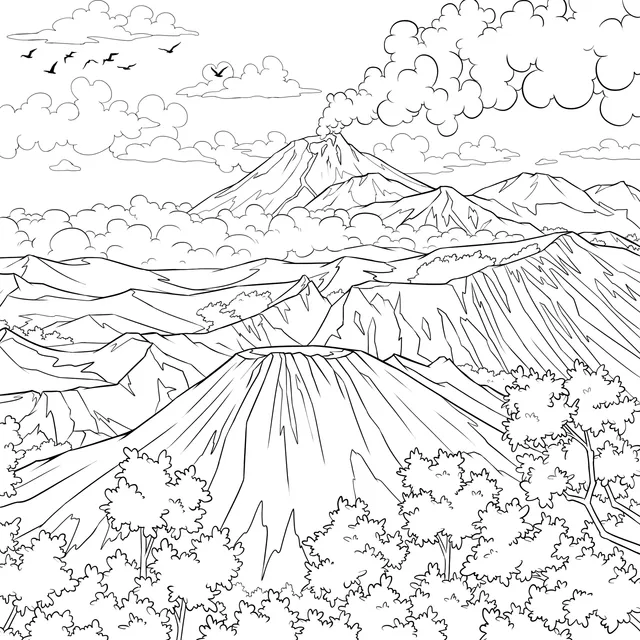 Magnificent Mountain - River Landscape