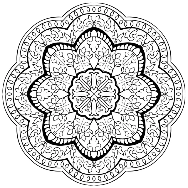 Exquisite Mandala Pattern