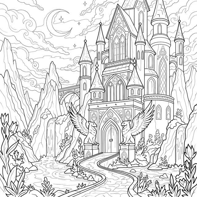 Enchanting Castle Landscape