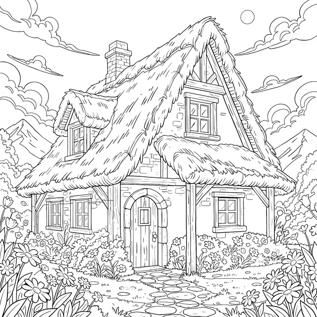 Idyllic Cottage Landscape