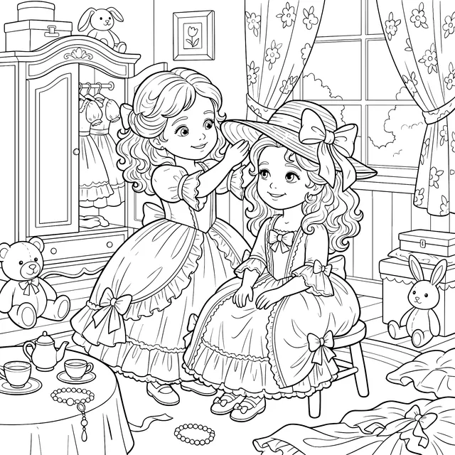 Girls' Dress - up Time