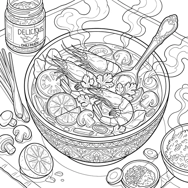 Delicious Shrimp Soup