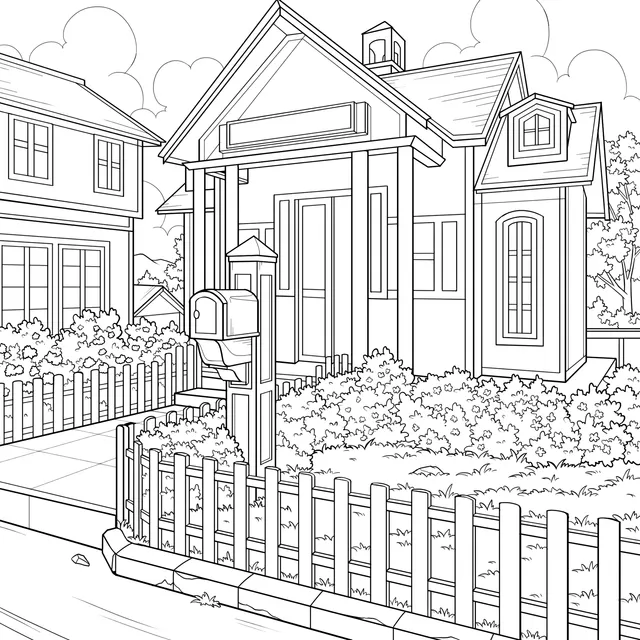 Cozy Residential Scene