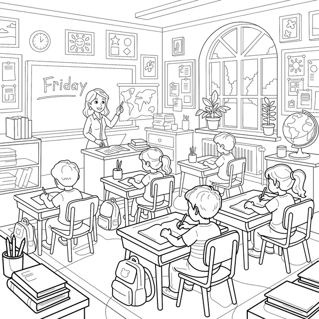 Classroom Scene