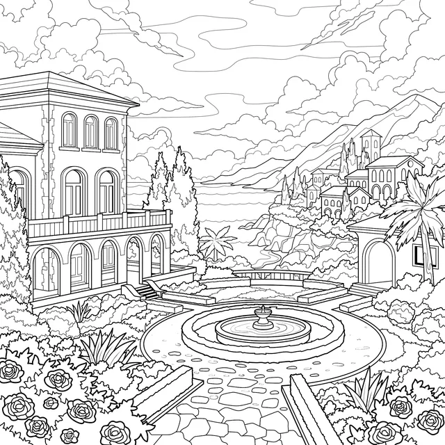 Seaside Garden Villa View