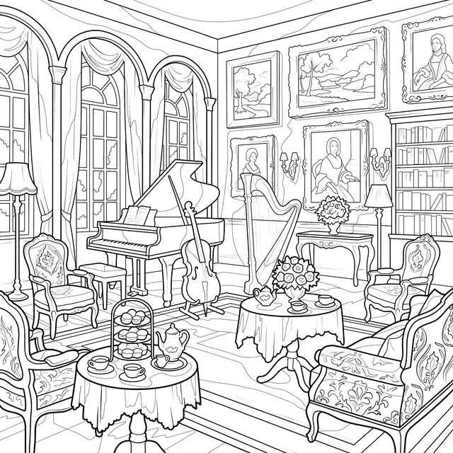 Elegant Classical Living Room