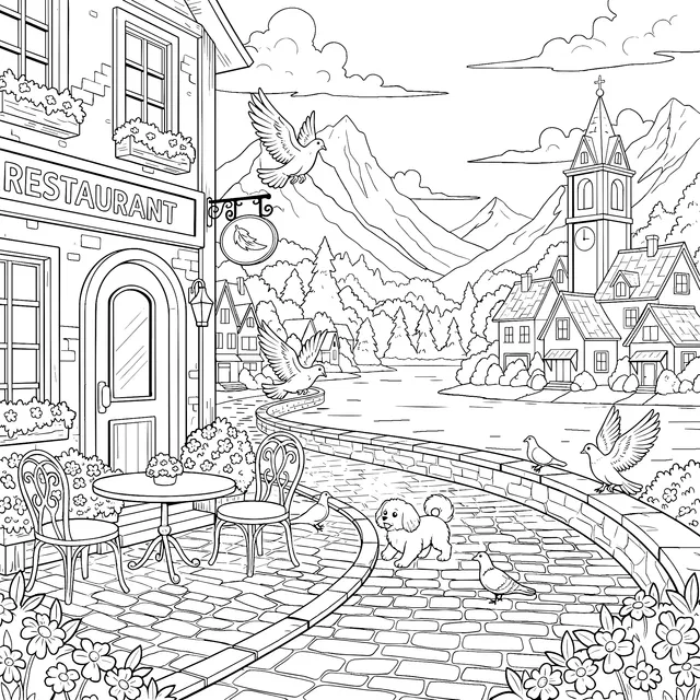 Romantic Town View