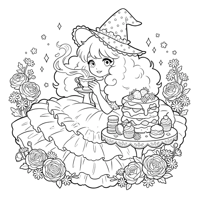 Magical Girl Afternoon Tea