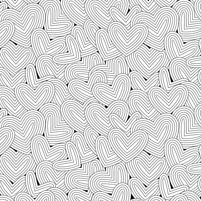 Colorful Heart Patterns