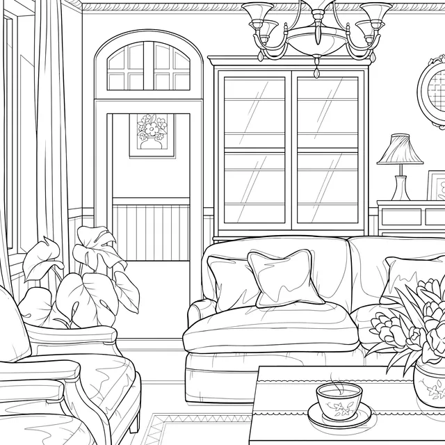 Cozy Living Room Scene
