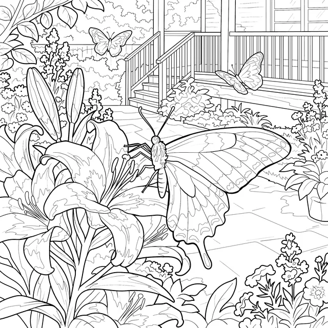 Butterflies in the Garden