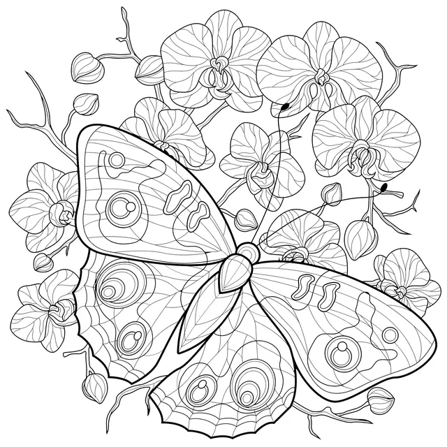 蝴蝶与花