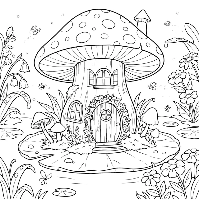 Dreamy Mushroom Cottage