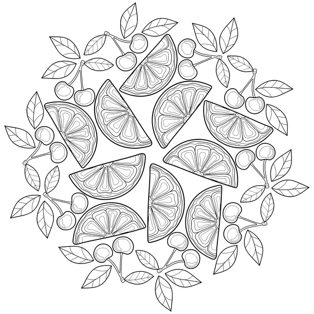 水果曼陀罗