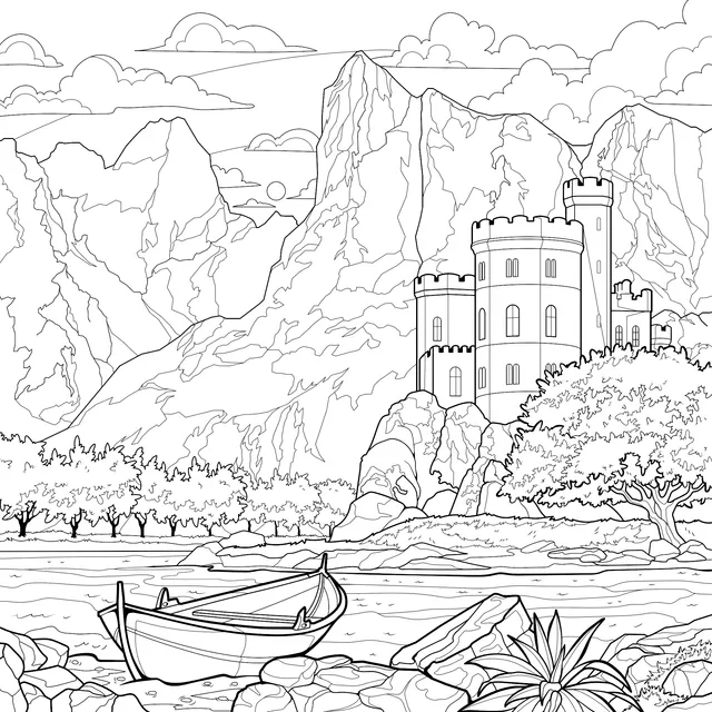 1497_Castle_spring_lake_boat