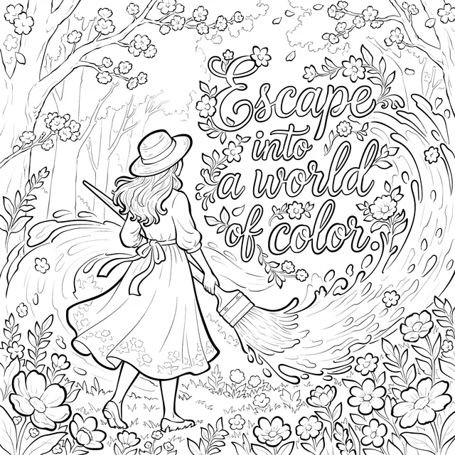 Escape into a Colorful World