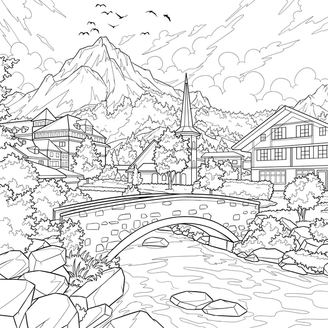 小镇风景