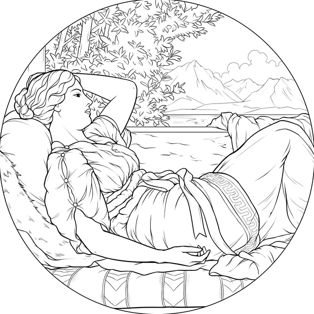 1911——John William Godward——In Realms of Fancy