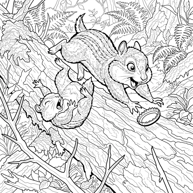 1512_Chipmunks_log_forest