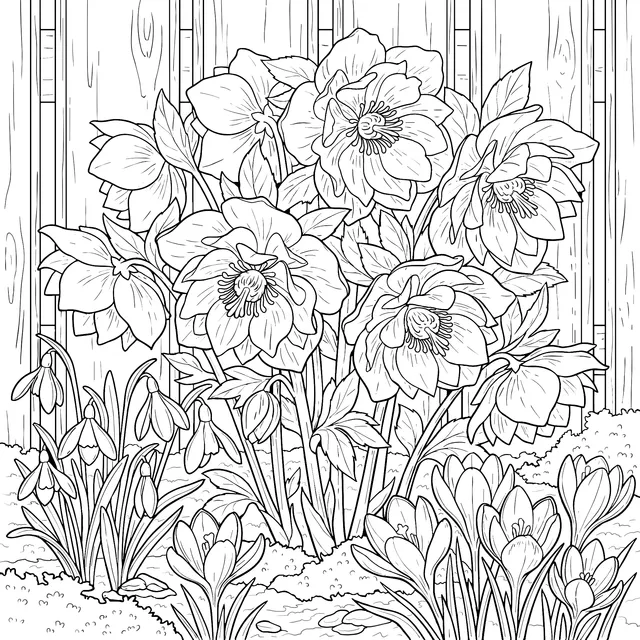 Spring Flower Scene
