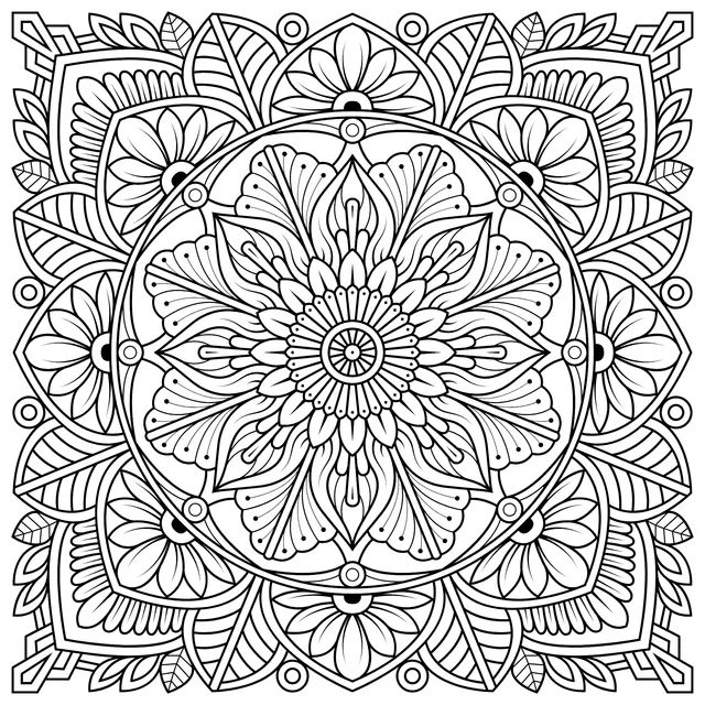 Exquisite Mandala Pattern