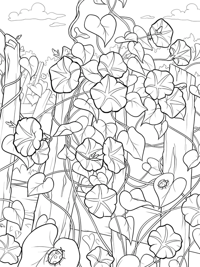 Morning Glory Fence