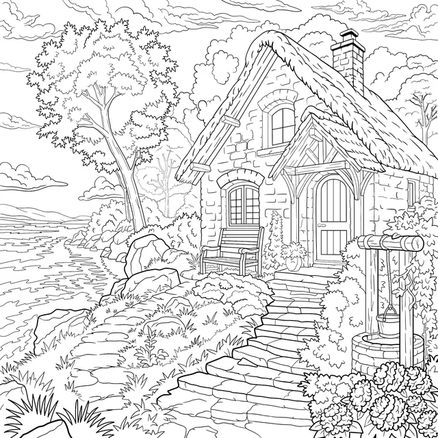 Lakeside Cottage Scenery