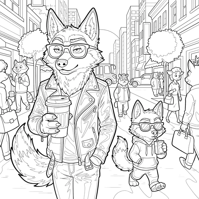 Wolf Father - son in the City