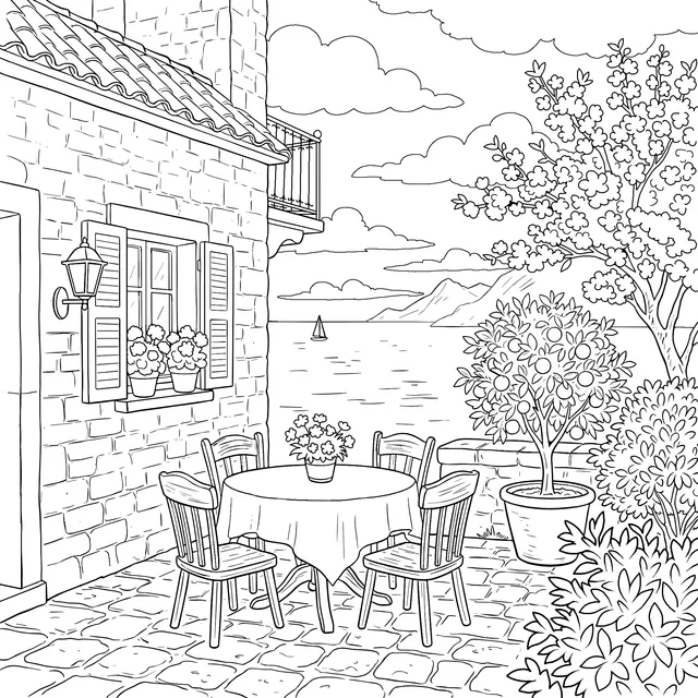 Cozy Seaside Terrace