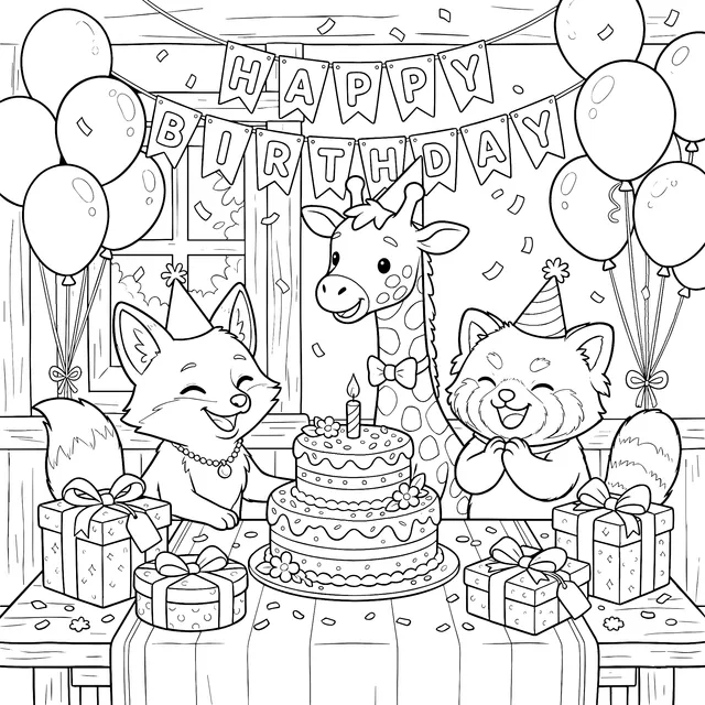 Animals' Birthday Party
