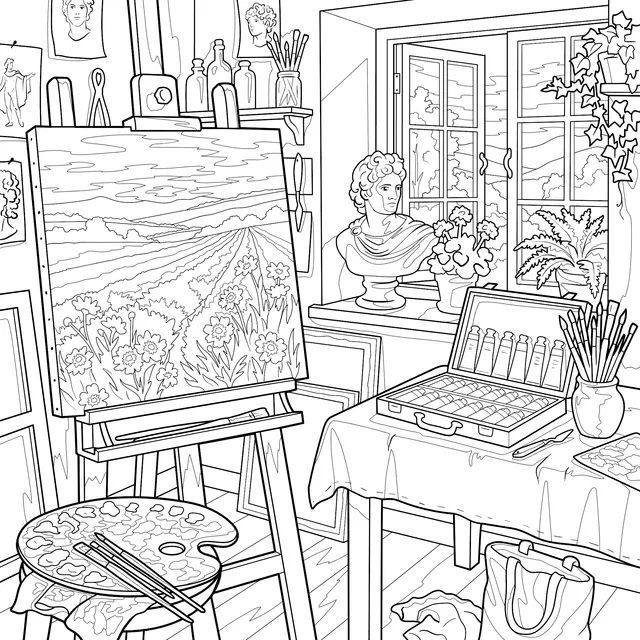 Art - creation Studio Scene