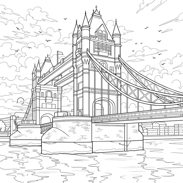 Beautiful View of Tower Bridge in London