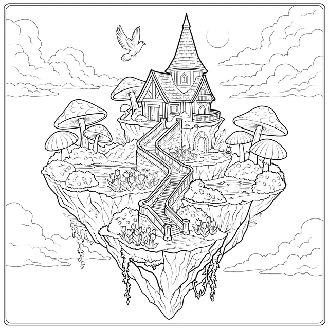 Magical Floating Cottage