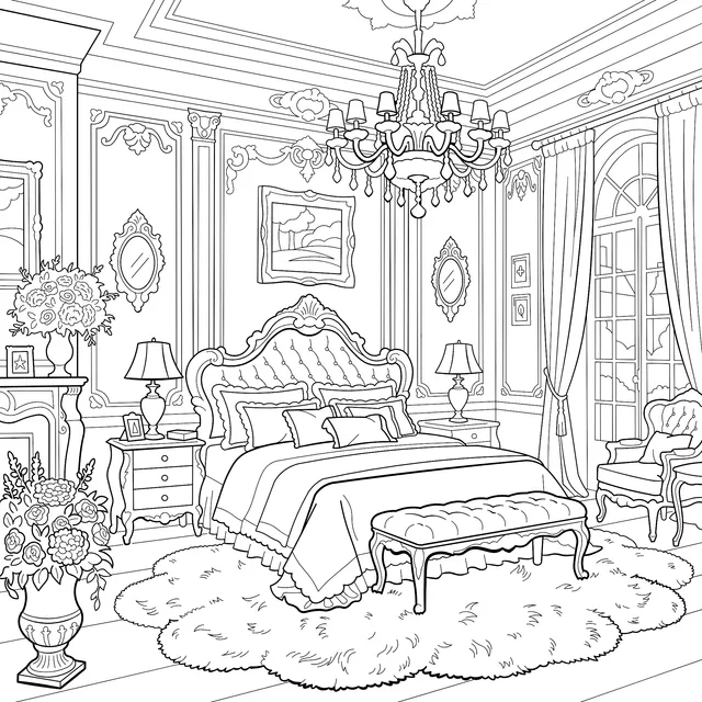 Gorgeous Bedroom Scene
