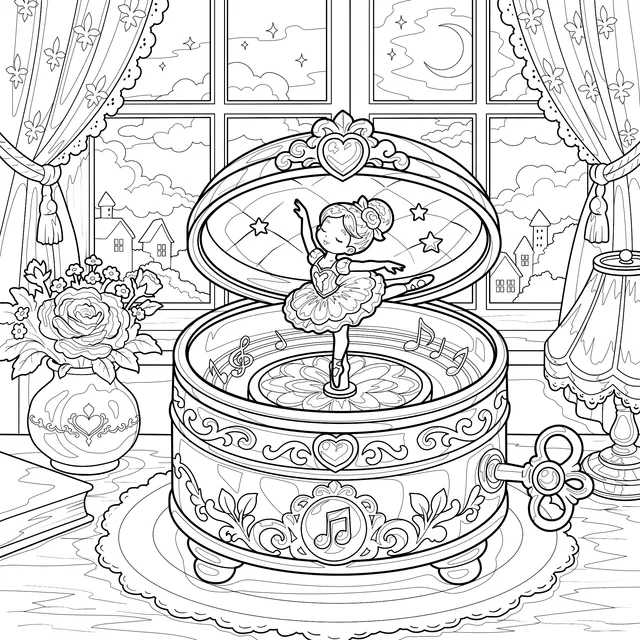 Dreamy Ballet Music - box Scene