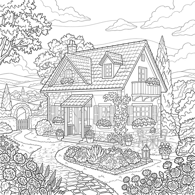 Idyllic Cottage Beauty