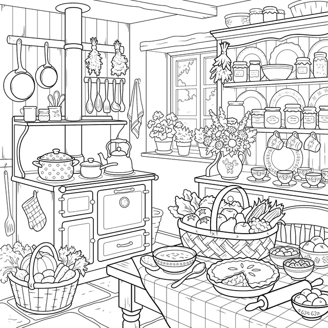 Cozy Country Kitchen