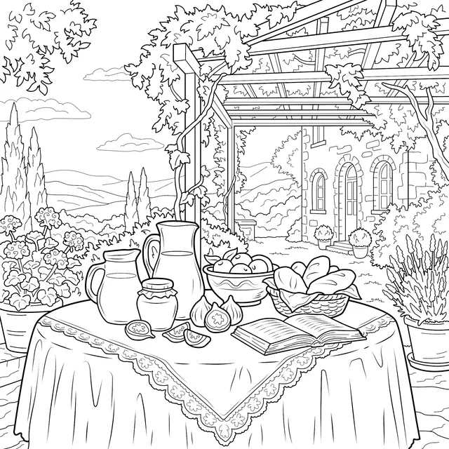 Rustic Table Scene