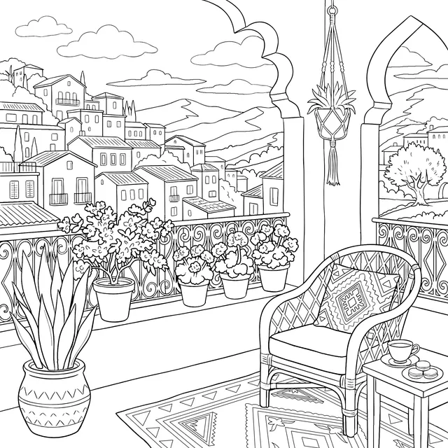 Cozy Balcony View