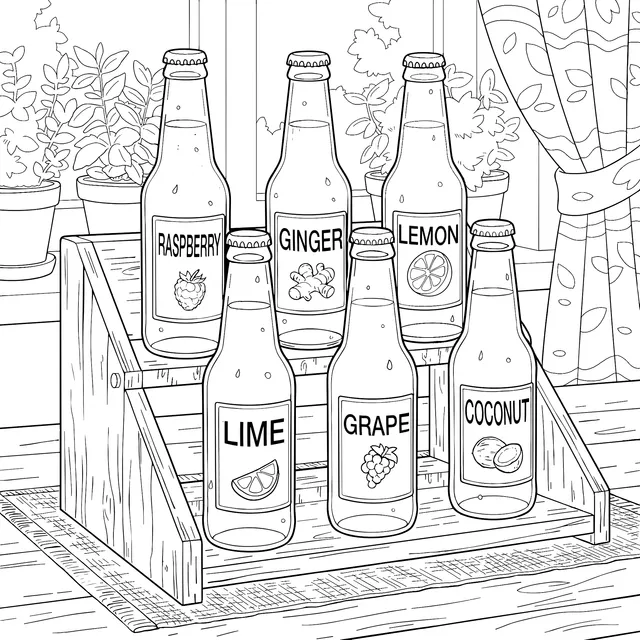 Colorful Fruit - Flavored Drinks