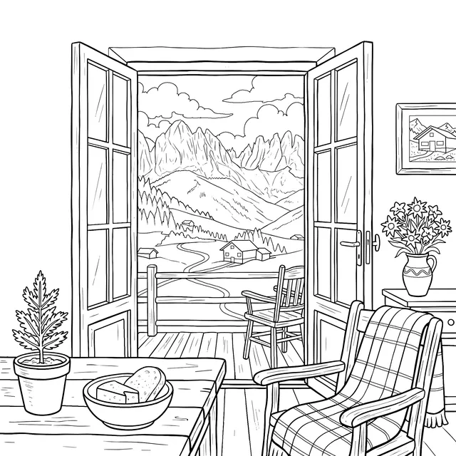 Cozy View by the Window