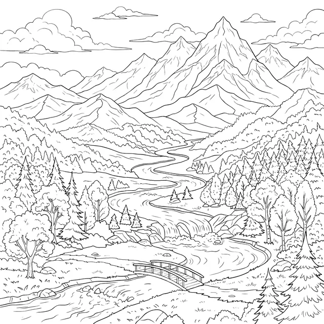 Beautiful Mountain Landscape