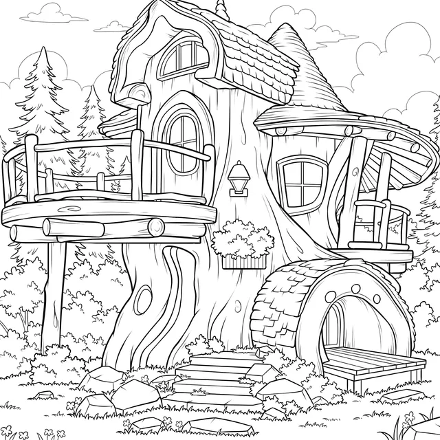 Magical Tree - house