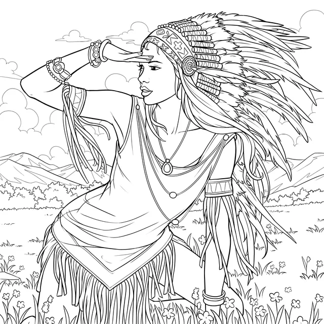 Native American Girl