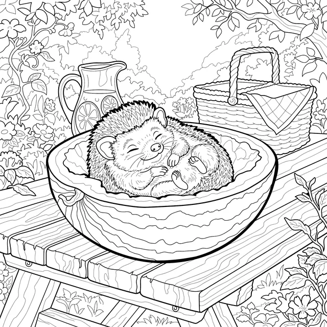 Cozy Hedgehog