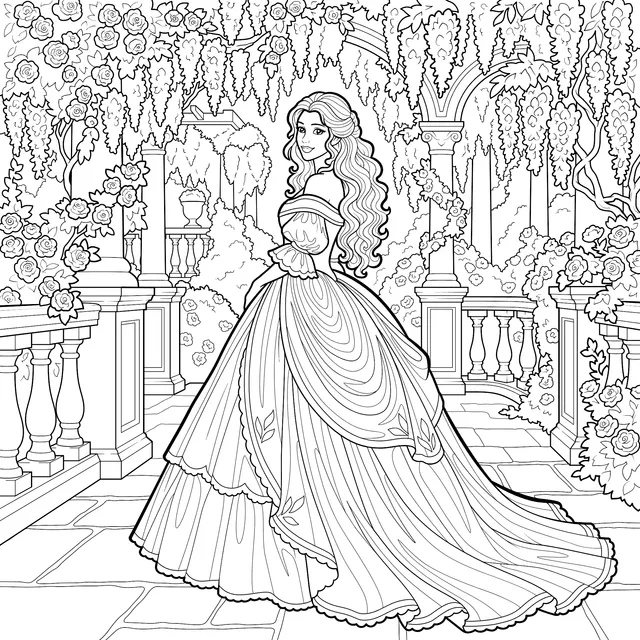 Princess in the Garden