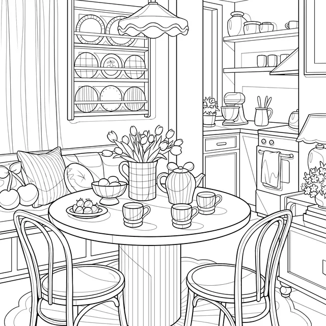Cozy Kitchen Scene